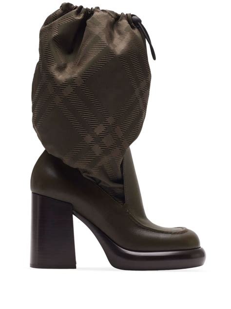 burberry print boots